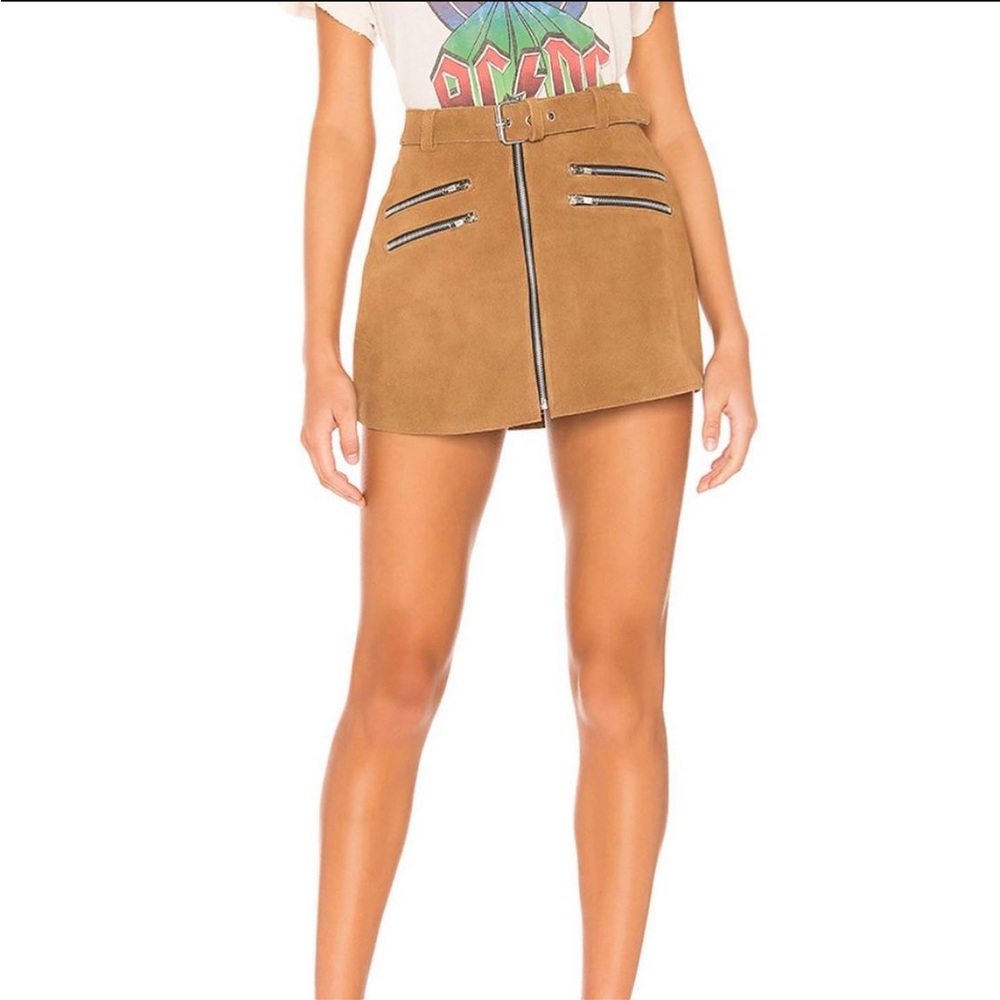 NWT Understated Leather mini skirt (REVOLVE)
